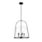 Z-Lite Archis Pendant, 5-Light, 18 In.W x 21 In.H, Matte Black/Clear 3041P18-MB - alternate 5